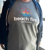 GRAY | BEACH FIRE LOGO | T-SHIRT | 2XL